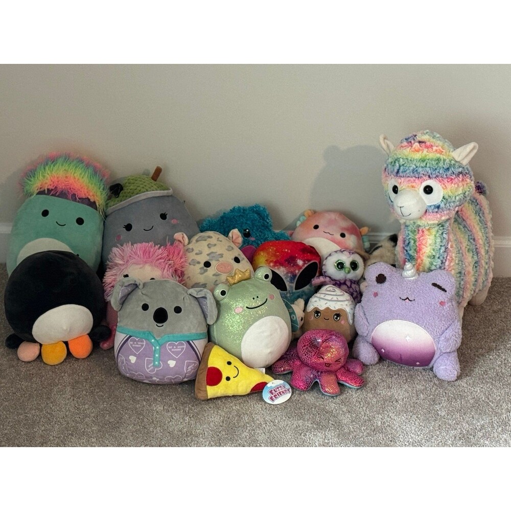 [Squishmallow Brand] Huge Lot, Mix Of Stuffed Animals, Kids Toys & Entertainment